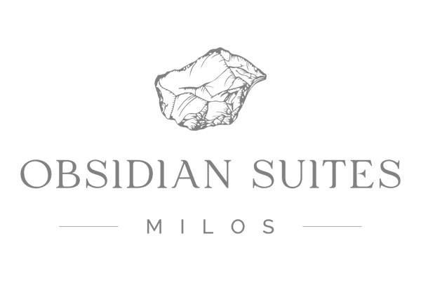 logo design obsidian suites milos